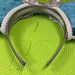 Disney ’s Frozen Themed Minnie Ears with silver sequined bow Photo 6