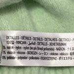 ZARA  Mint Green Fuzzy Turtleneck Knit Cropped Long Sleeve Pullover Sweater Top M Photo 4