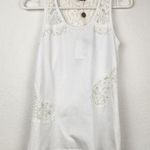 Fracomina White Lace Tank Top Size Small NWT Rhinestones Photo 0
