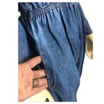 American Vintage torpedo international blue denim V neck jumpsuit size medium Photo 4