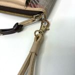 Spartina 449 Wimberly Plaid Canvas Leather Trim Wristlet Phone Clutch Photo 2