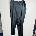 City Chic NWT Rylie Wide Leg Pant In Steel Blue Size XL/22 Lined Satin Feel Photo 2