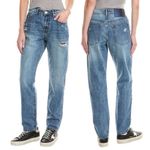 One Teaspoon NWT  1982s High Waist Barrel Jeans in Blue Love Medium Wash Size 26 Photo 9