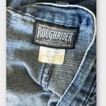 Rough Rider Vintage 90s by Circle Women's Denim Maxi Skirt Western size 13/14 Photo 5