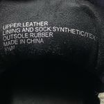 Banana Republic  • Navy Genuine Suede Gold Metallic Laces High Top Sneakers Photo 4