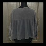 SheIn  black quarter length sleeve blouse with bag -Size Large. Photo 2