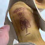 Fly London Gogo Platform Wedge Sandals Leather Taupe Size 38 Photo 8