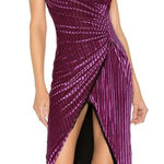 House of Harlow  1960 X REVOLVE ALVARO MIDI DRESS In Deep Magenta XS Photo 0