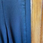 Terez Black Boot Cut Flare Pants with Elastic Waistband Photo 2