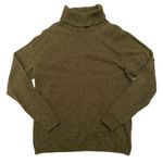 L.L.Bean  Green Turtleneck Sweater Thick Photo 0