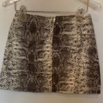BDG  Snakeskin Print Denim Skirt Photo 3