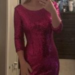 Lulus Pink Sparkly Party Dress Photo 0
