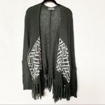 Wooden Ships Nola Fringe Cardigan Green Size Small Photo 1