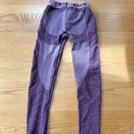 Gymshark  Flex Seamless Logo Waistband Contour Leggings Dark Ruby Marl Size Small Photo 4