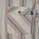 Cruel Girl  Pink Gray Striped Snap Front Western Shirt Size XL  Cotton Cowgirl Ro Photo 2