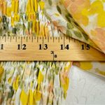 ASTR Yellow Ditsy Floral Puff Sleeve Blouse Womens M Smocked Romantic Coquette Photo 9