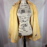 Vintage Ashton Cove Women’s Silk Ultra Soft 80’s Jacket Zippered Yellow Med EUC Photo 5