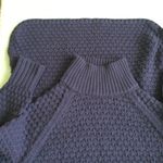 Gap Mockneck Chunky Long Tunic Sweater Purple/Blue - Sz Medium Photo 7