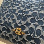 Coach NWT Laurel Large Shoulder Bag In Signature Denim CY697 Photo 4