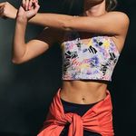 Free People #46 NWT Never Better Printed Crop in Mystic Floral Combo Photo 0