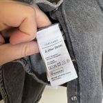 & Other Stories & OTHER STORIES  Puff Shoulder Denim Shirt Gray‎ Size 6 Button Down Photo 4