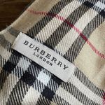 Burberry London Large Cashmere Silk Blend Heritage Check Scarf Sarong Cover-up Photo 1
