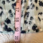 Mystree  Womens Animal Print Smocked Slit Summer Maxi Dress Black‎ Green Large Photo 8