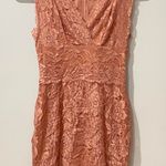 Guess Rose Pink Lace Dress Photo 1