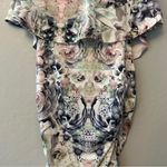 Ripe a pea in the pod maternity floral off the shoulder dress size medium White Photo 11