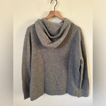 Jenni Kayne  100% Cashmere Hoodie Sweater Gray Medium Photo 6