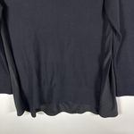 COS  Black Mixed‎ Media Cotton Silk Asymmetrical Tunic Top, EUC, Size XS Photo 3