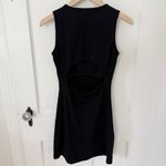 Susana Monaco  Open Back Cutout Fitted Classic Mini Dress Black Size Small S Photo 4
