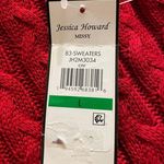 Jessica Howard NWT  Red Flowie Sweater Dress Size L Photo 5