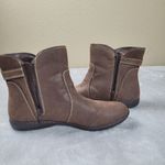 Sporto  Boots Womens 9 M Flynn Ankle Booties Brown Faux Leather Casual Round Photo 8