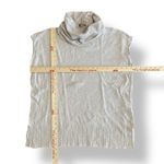 Lilla P Sleeveless Dropped Shoulder Waffle Cowl‎ Neck Top Womens Size S Beige Photo 2