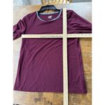 Lands' End Ladies' 2-Piece Pajama Set -burgundy Gray Floral Size Small Photo 6