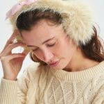 Urban Outfitters Faux Fur Bow Earmuffs NWT Photo 0