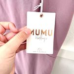 Show Me Your Mumu NWT  Claire Midi Dress Neutral Mauve Chiffon Size S Photo 3