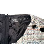 ZARA Tweed Skort Sleeveless Romper MEDIUM Photo 5