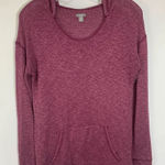 Aerie  Women's Knitted Long Sleeve Hoodie Pullover Sweater Red Purple Size XS Photo 0