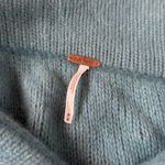 Free People  Teal Lambswool/Angora Short Sleeve Sweater Size Medium Photo 1