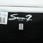 Seven7  Skinny Jeans Womens 10 (32x28.5) Black High Rise Stretch Denim Tight Pant Photo 6