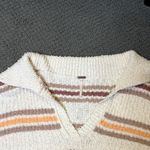 Free People Kennedy Stripe Pullover Sweater Photo 4