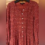 Madewell  Challis Button-Front Smocked Bodice Mini Dress in Tiny Daisy Size‎ XXS Photo 6