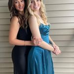 Lucy in the Sky Teal Maxi Dress Photo 4