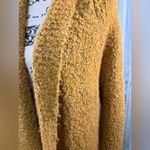 Anthropologie  Wool Blend Fluffy Long Line Open Front Fleece Style Coat Sz Lg EUC Photo 3