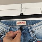 Driftwood  Floral Embroidered High Rise Jeans Photo 3