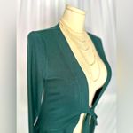 Allegra K  Women's Tie-Front Dressy Ruffled Long Sleeve Open Cardigan (809) Photo 8