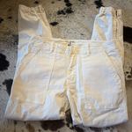 NILI LOTAN Cropped Military Pants In White Size 2 Photo 2