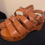 Qupid Wood Sandals Photo 0